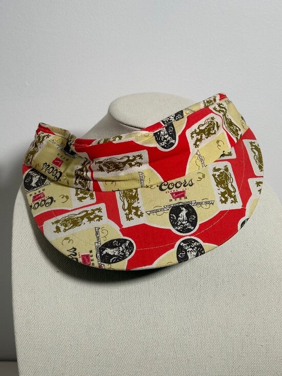 Coors Other - Vintage 1980s Coors Beer Print Visor Hat